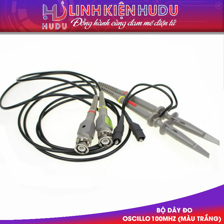 Bộ dây đo Osillo 100mHZ (màu trắng)